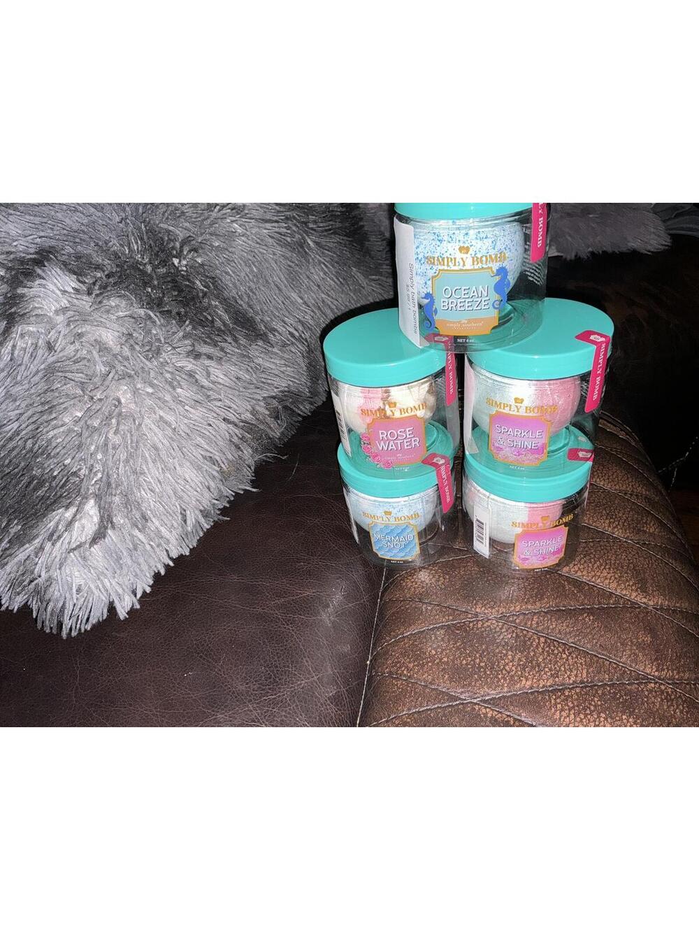 Simply Southern Bath Bombs Set, Assorted Scents with Teal Lids